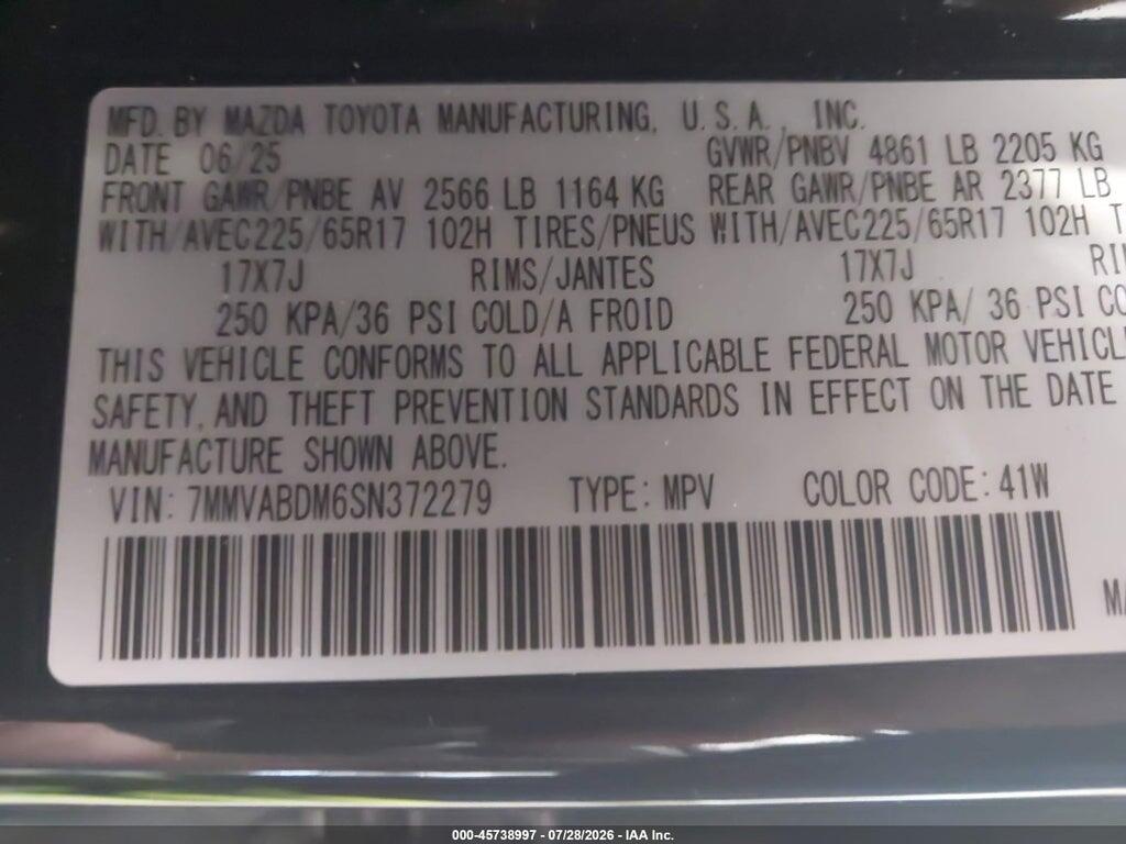 7MMVABDM6SN372279 2025 MAZDA CX-50 photo no. 9