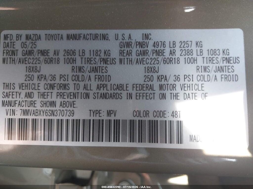 7MMVABXY6SN370739 2025 MAZDA CX-50 photo no. 9