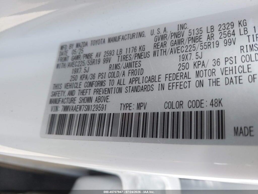 7MMVAAEW7SN129591 2025 MAZDA CX-50 HYBRID photo no. 9