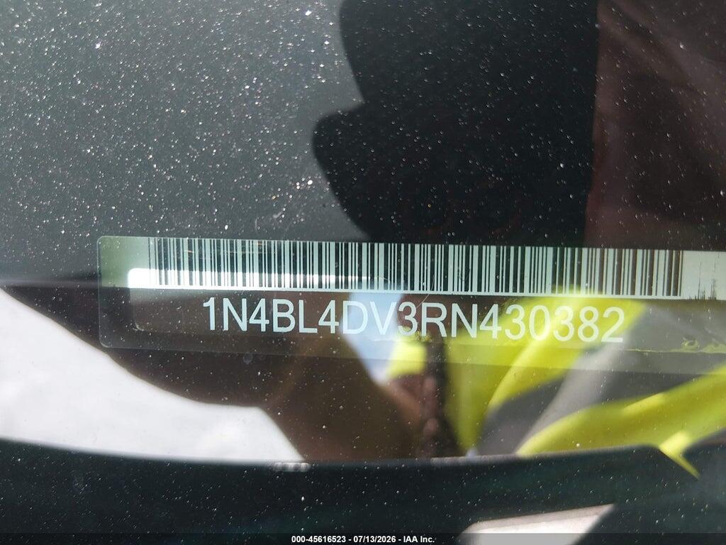1N4BL4DV3RN430382 2024 NISSAN ALTIMA photo no. 9