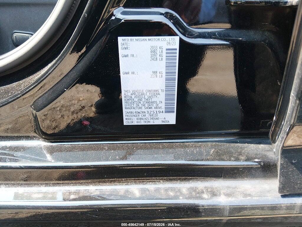 1N4BL4DW2RN325194 2024 NISSAN ALTIMA photo no. 9