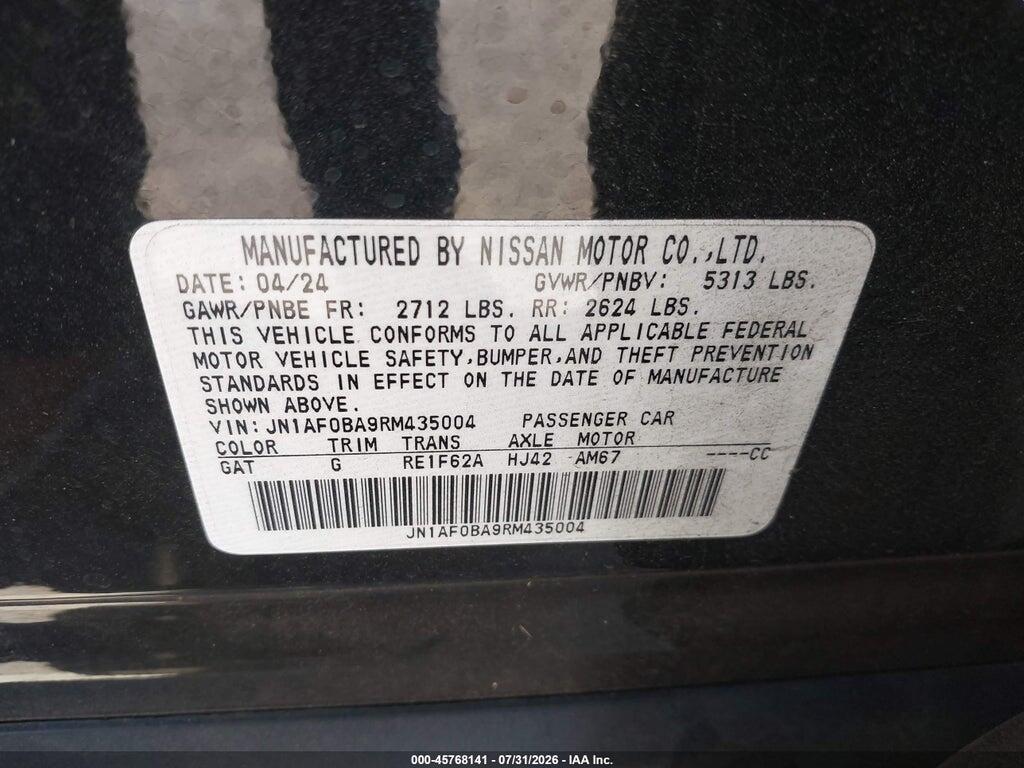 JN1AF0BA9RM435004 2024 NISSAN ARIYA photo no. 9