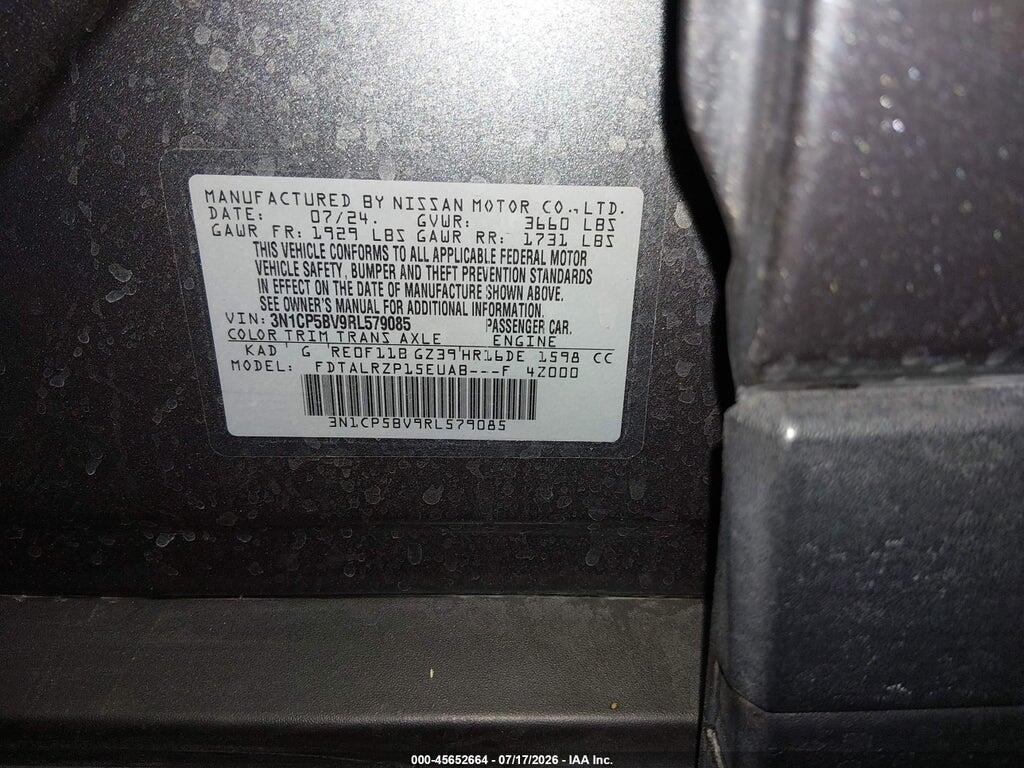 3N1CP5BV9RL579085 2024 NISSAN KICKS photo no. 9