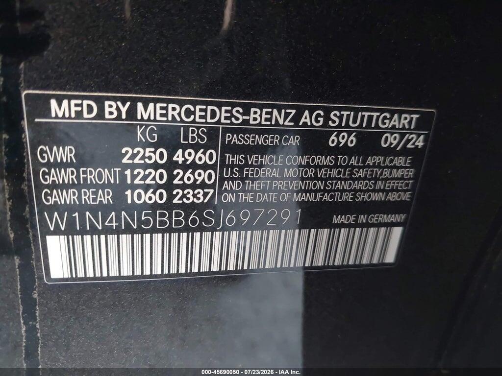 W1N4N5BB6SJ697291 2025 MERCEDES-BENZ AMG GLA 35 photo no. 9