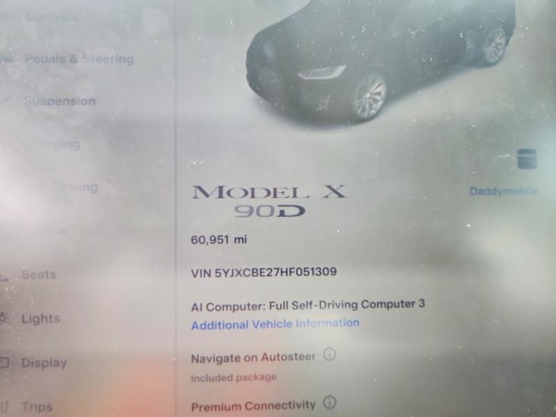 2017 TESLA MODEL X — Фото 9 из 13