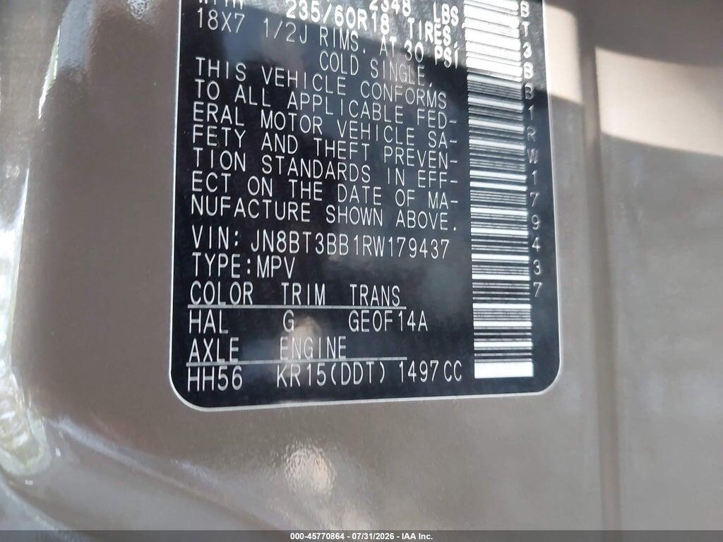 JN8BT3BB1RW179437 2024 NISSAN ROGUE photo no. 9