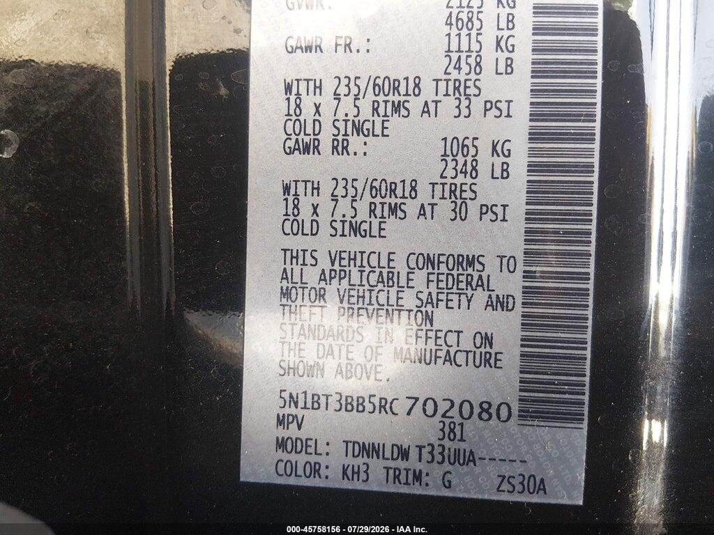 5N1BT3BB5RC702080 2024 NISSAN ROGUE photo no. 9