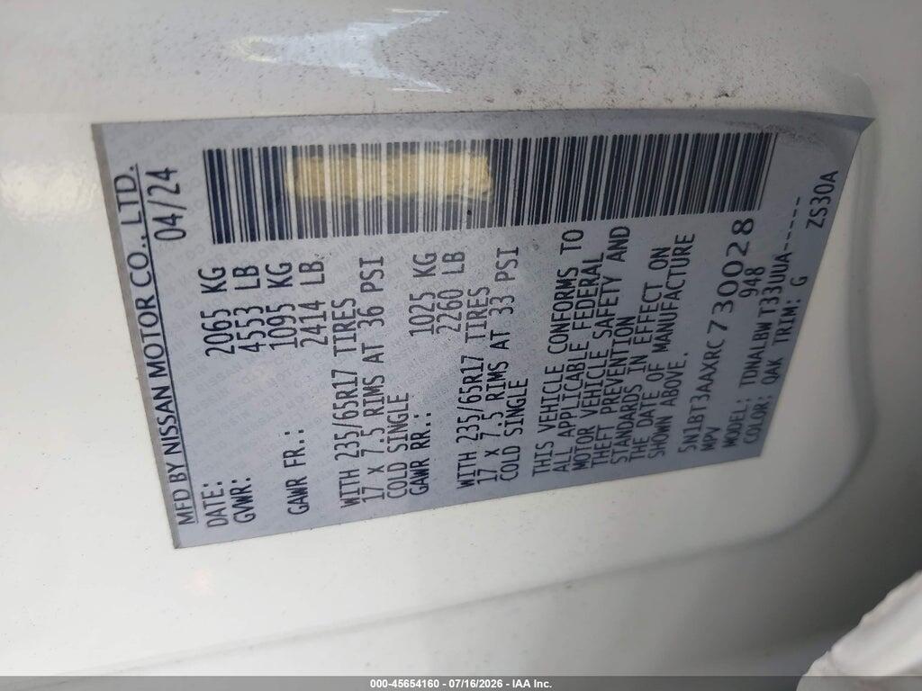 5N1BT3AAXRC730028 2024 NISSAN ROGUE photo no. 9