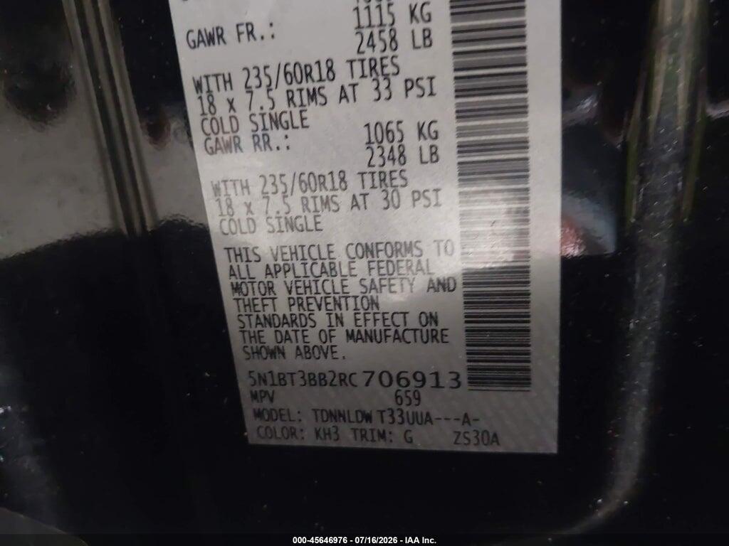 5N1BT3BB2RC706913 2024 NISSAN ROGUE photo no. 9