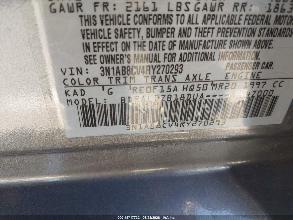 3N1AB8CV4RY270293 2024 NISSAN SENTRA photo no. 9