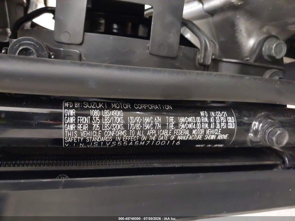 JS1VS55A5M7100116 2021 SUZUKI VL800 photo no. 10
