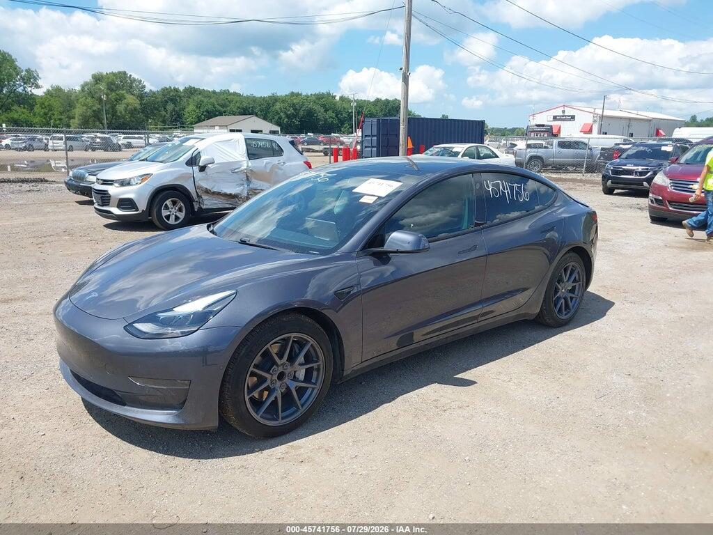 5YJ3E1EA6MF994702 2021 TESLA MODEL 3 photo no. 2