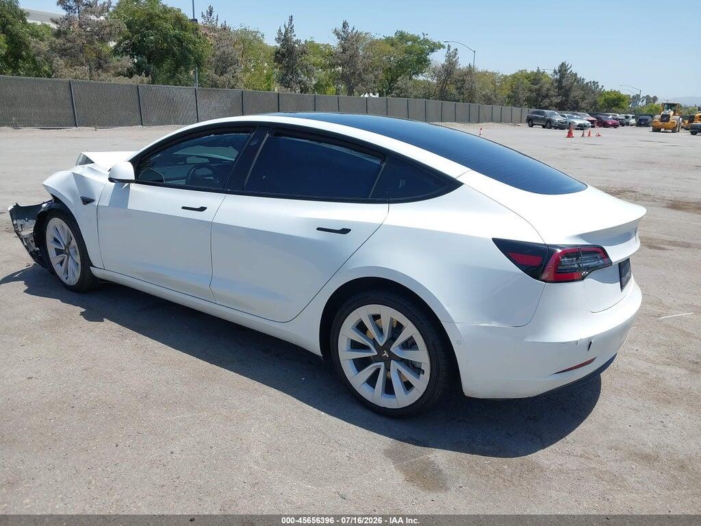 5YJ3E1EA9MF928452 2021 TESLA MODEL 3 photo no. 3