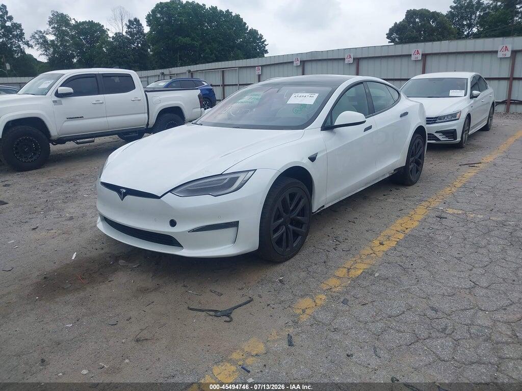 5YJSA1E53MF451690 2021 TESLA MODEL S photo no. 2
