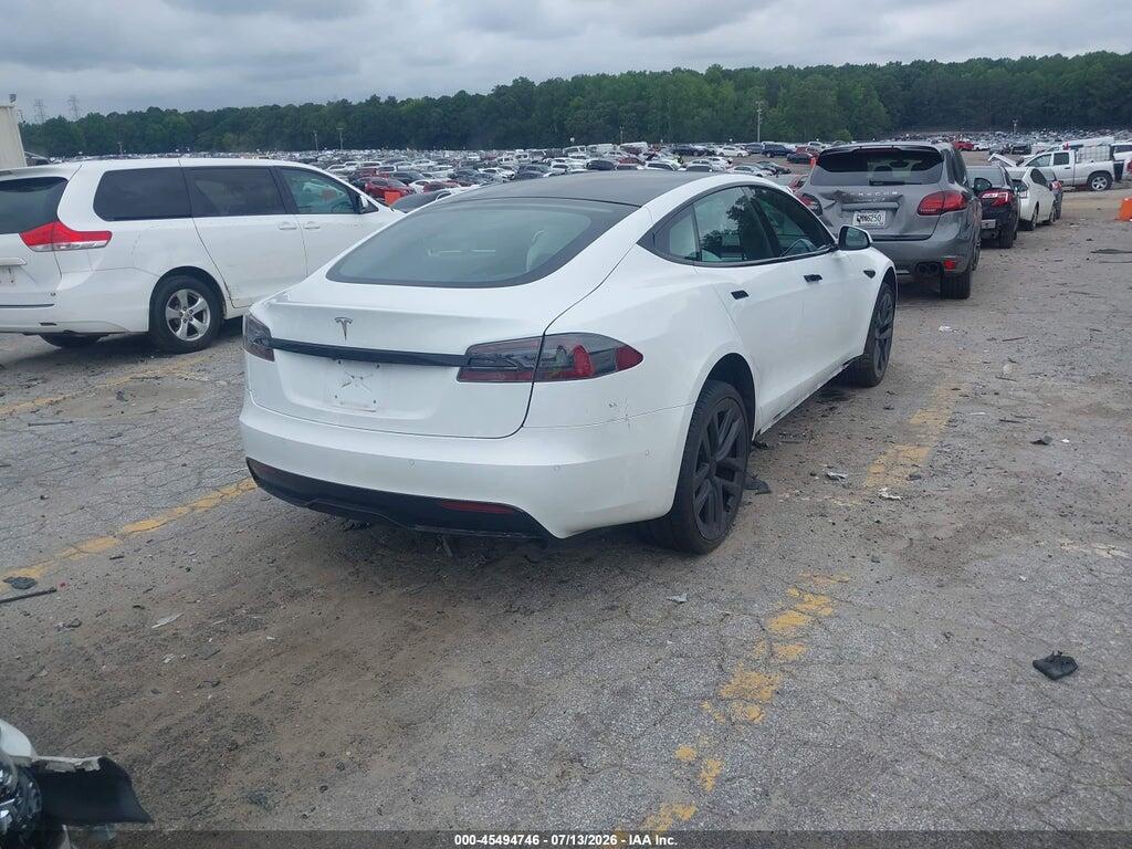 5YJSA1E53MF451690 2021 TESLA MODEL S photo no. 4