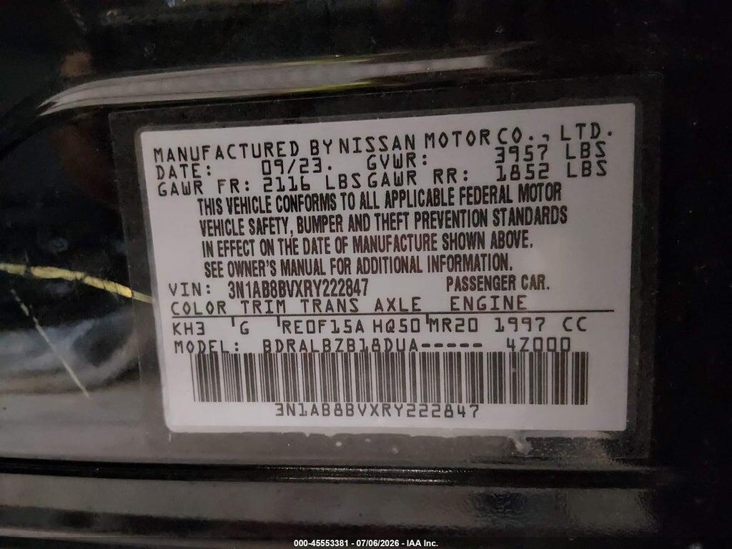 3N1AB8BVXRY222847 2024 NISSAN SENTRA photo no. 9