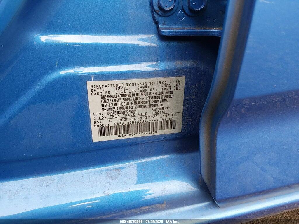 3N1AB8CV9RY265204 2024 NISSAN SENTRA photo no. 9