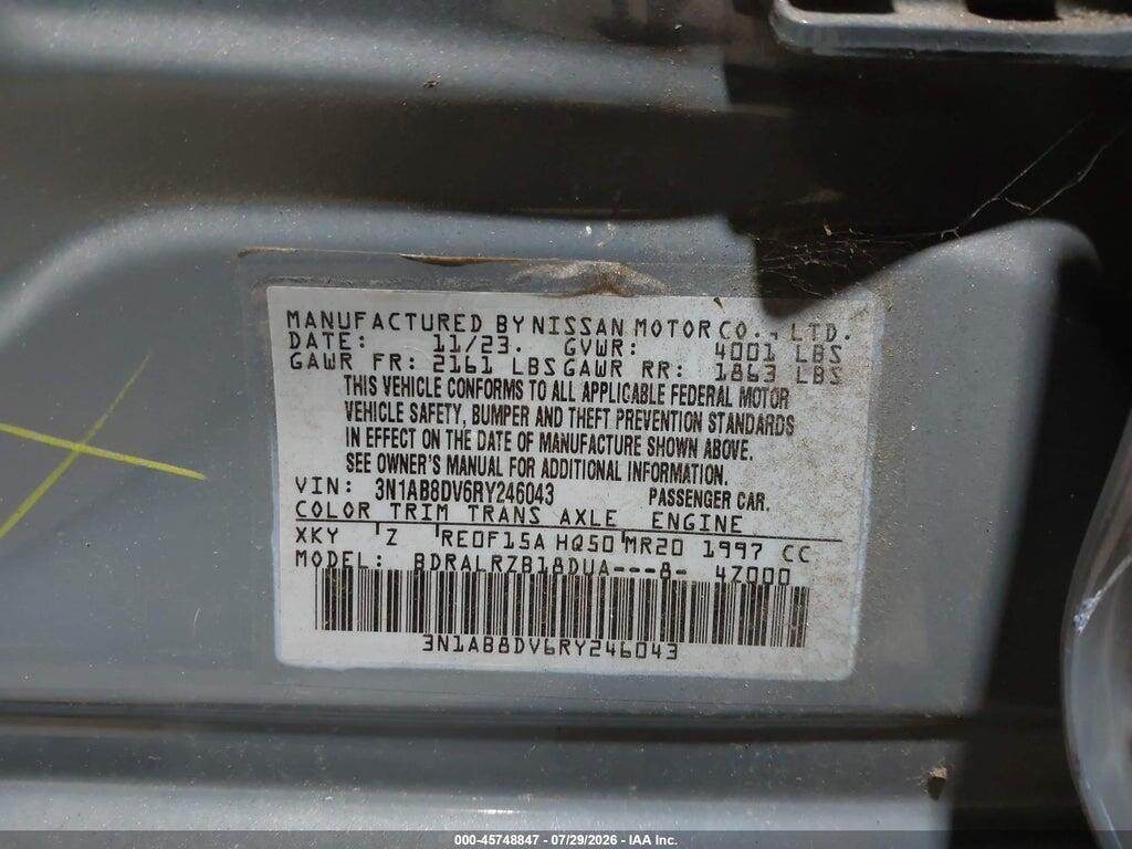 3N1AB8DV6RY246043 2024 NISSAN SENTRA photo no. 9
