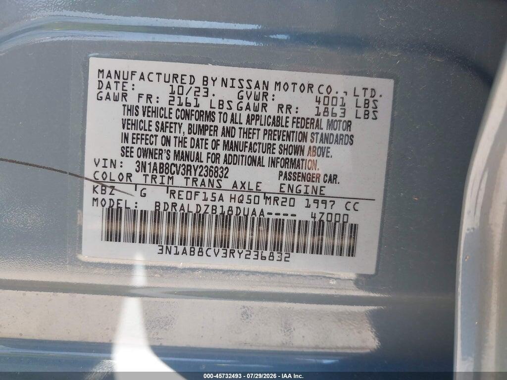 3N1AB8CV3RY236832 2024 NISSAN SENTRA photo no. 9