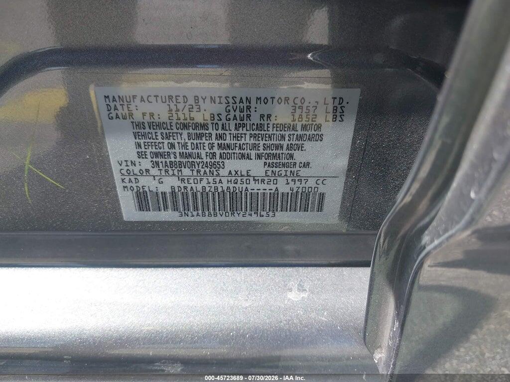 3N1AB8BV0RY249653 2024 NISSAN SENTRA photo no. 9