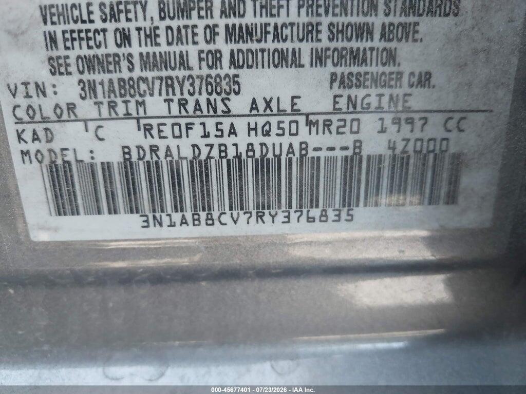 3N1AB8CV7RY376835 2024 NISSAN SENTRA photo no. 9