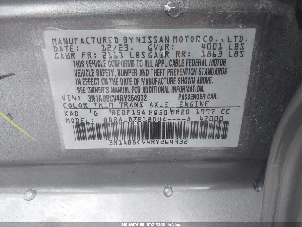 3N1AB8CV4RY264932 2024 NISSAN SENTRA photo no. 9
