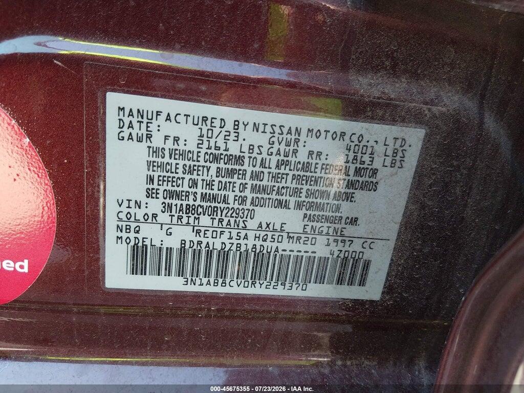 3N1AB8CV0RY229370 2024 NISSAN SENTRA photo no. 9