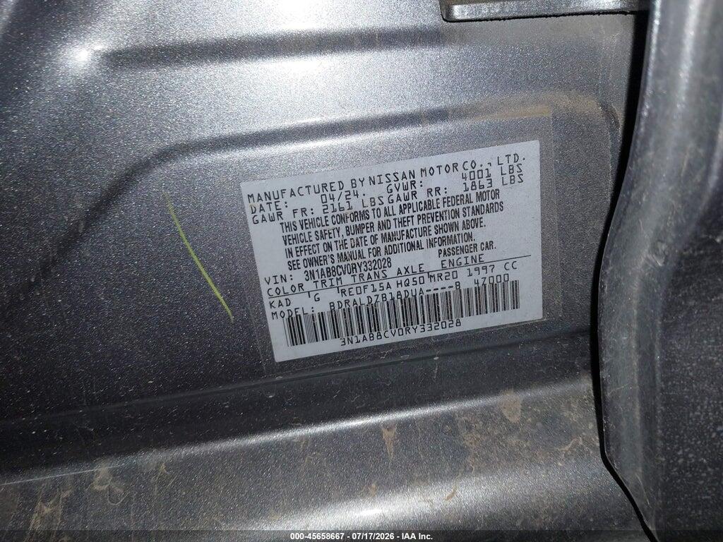 3N1AB8CV0RY332028 2024 NISSAN SENTRA photo no. 9