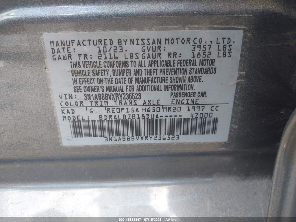 3N1AB8BVXRY236523 2024 NISSAN SENTRA photo no. 9