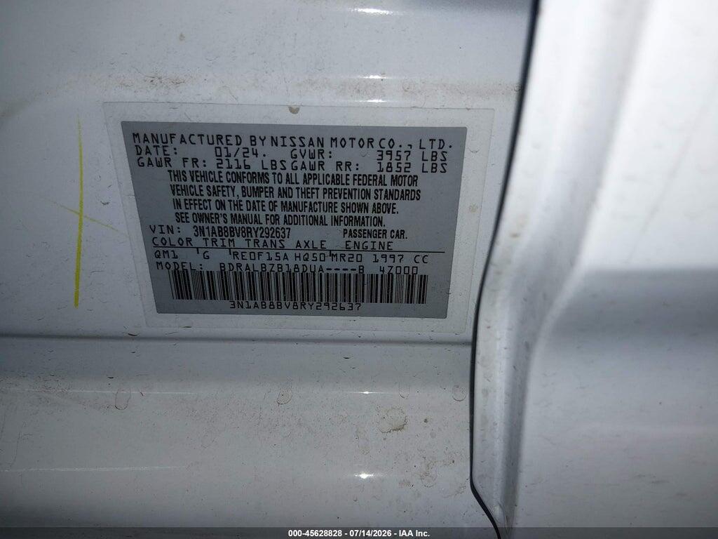 3N1AB8BV8RY292637 2024 NISSAN SENTRA photo no. 9