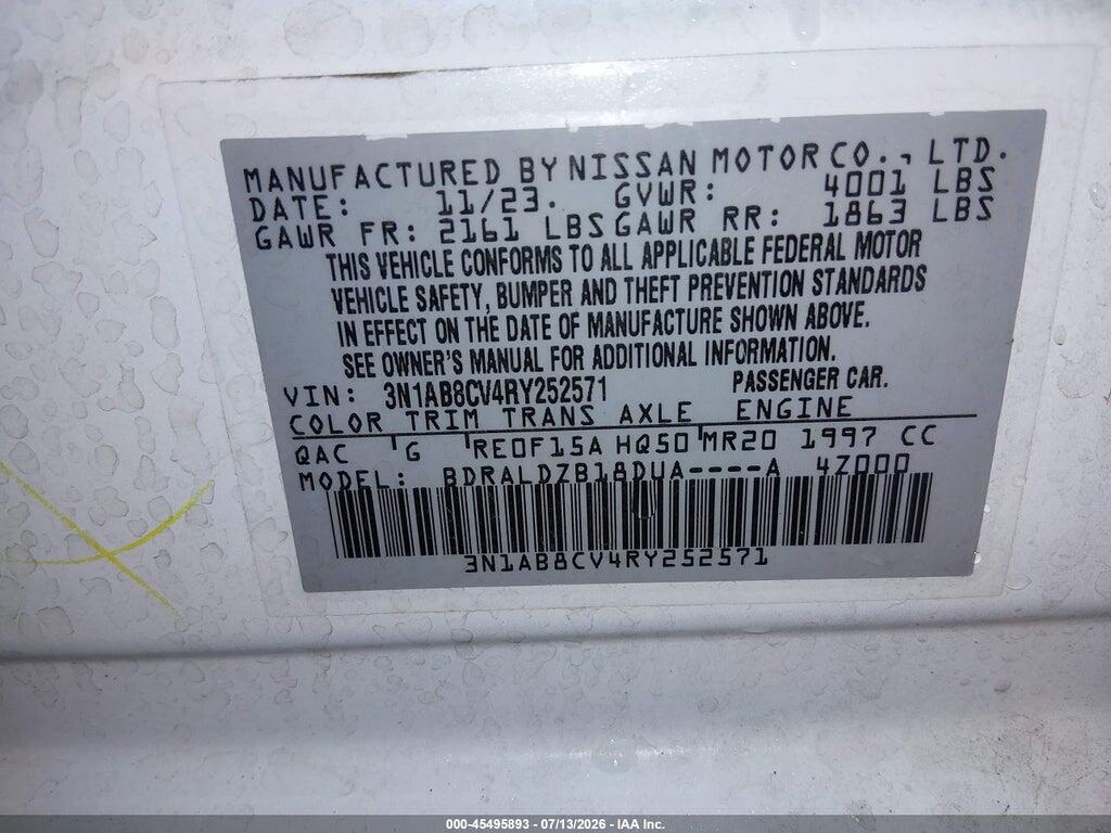 3N1AB8CV4RY252571 2024 NISSAN SENTRA photo no. 9