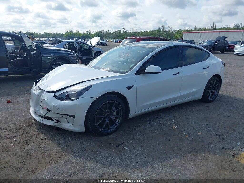 5YJ3E1EA3MF978327 2021 TESLA MODEL 3 photo no. 2
