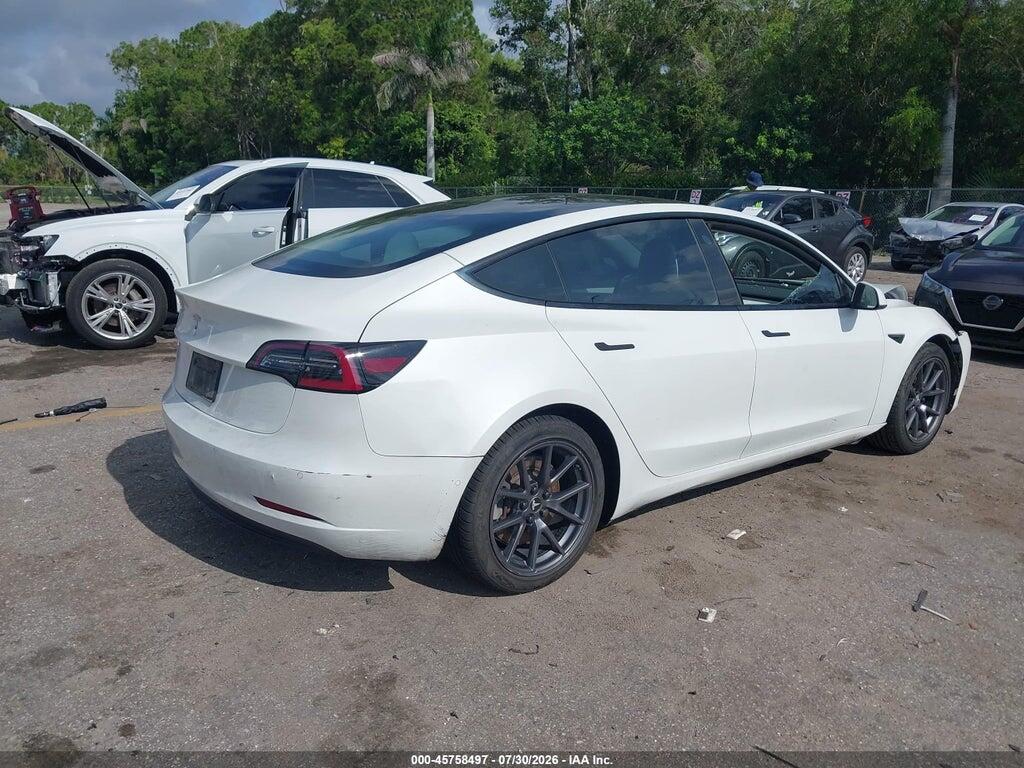 5YJ3E1EA3MF978327 2021 TESLA MODEL 3 photo no. 4