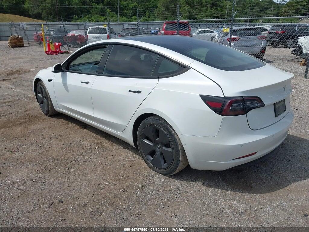 5YJ3E1EB7MF927650 2021 TESLA MODEL 3 photo no. 3