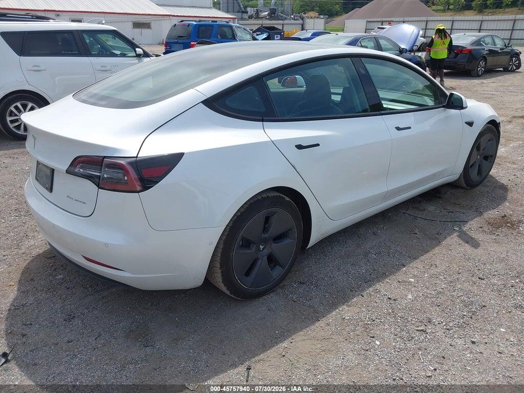 5YJ3E1EB7MF927650 2021 TESLA MODEL 3 photo no. 4