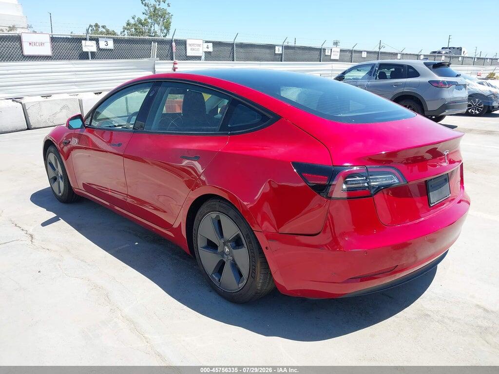 5YJ3E1EB1MF877103 2021 TESLA MODEL 3 photo no. 3