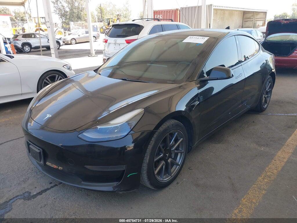 5YJ3E1EA4MF022158 2021 TESLA MODEL 3 photo no. 2