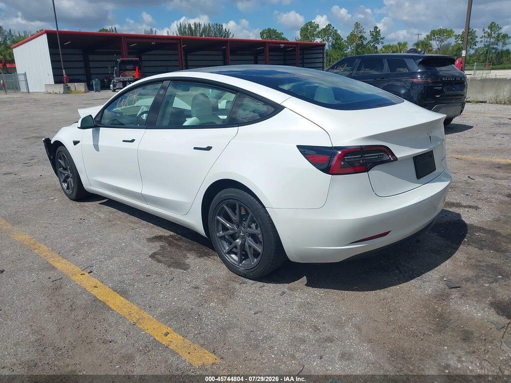 5YJ3E1EB2MF046838 2021 TESLA MODEL 3 photo no. 3