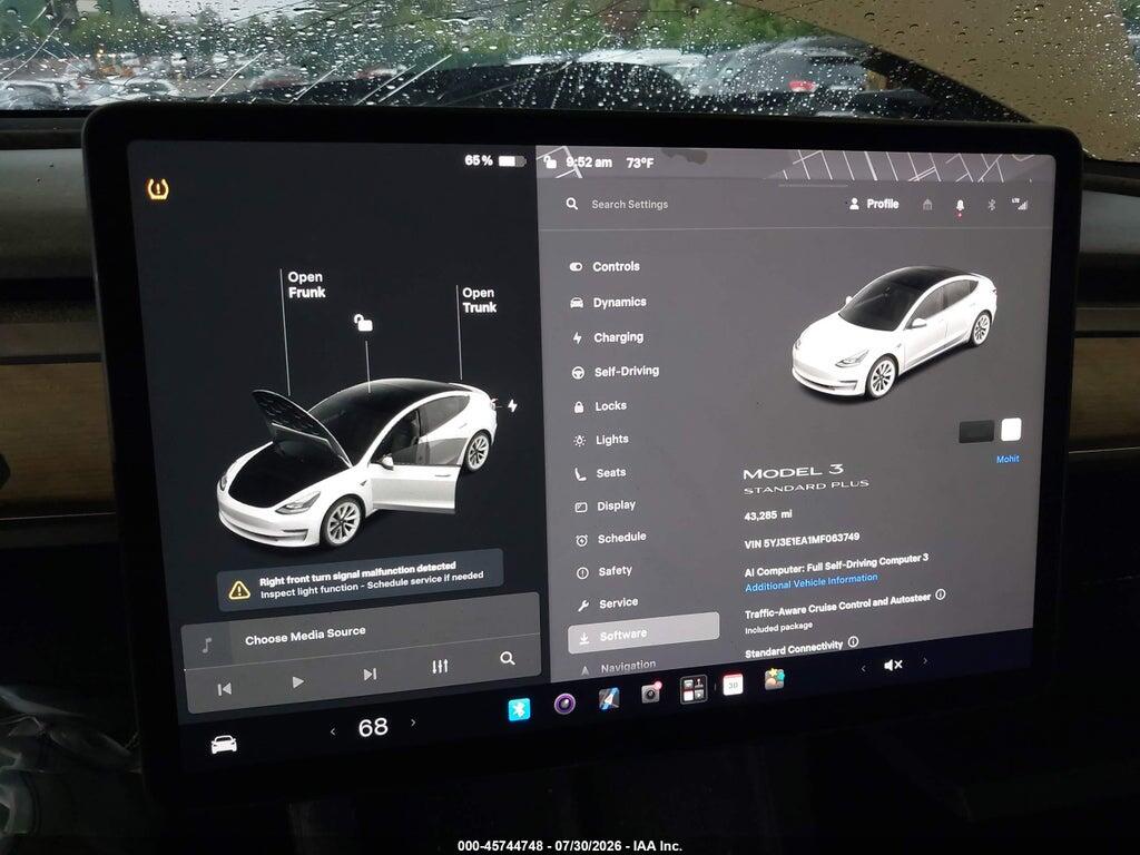 5YJ3E1EA1MF063749 2021 TESLA MODEL 3 photo no. 7
