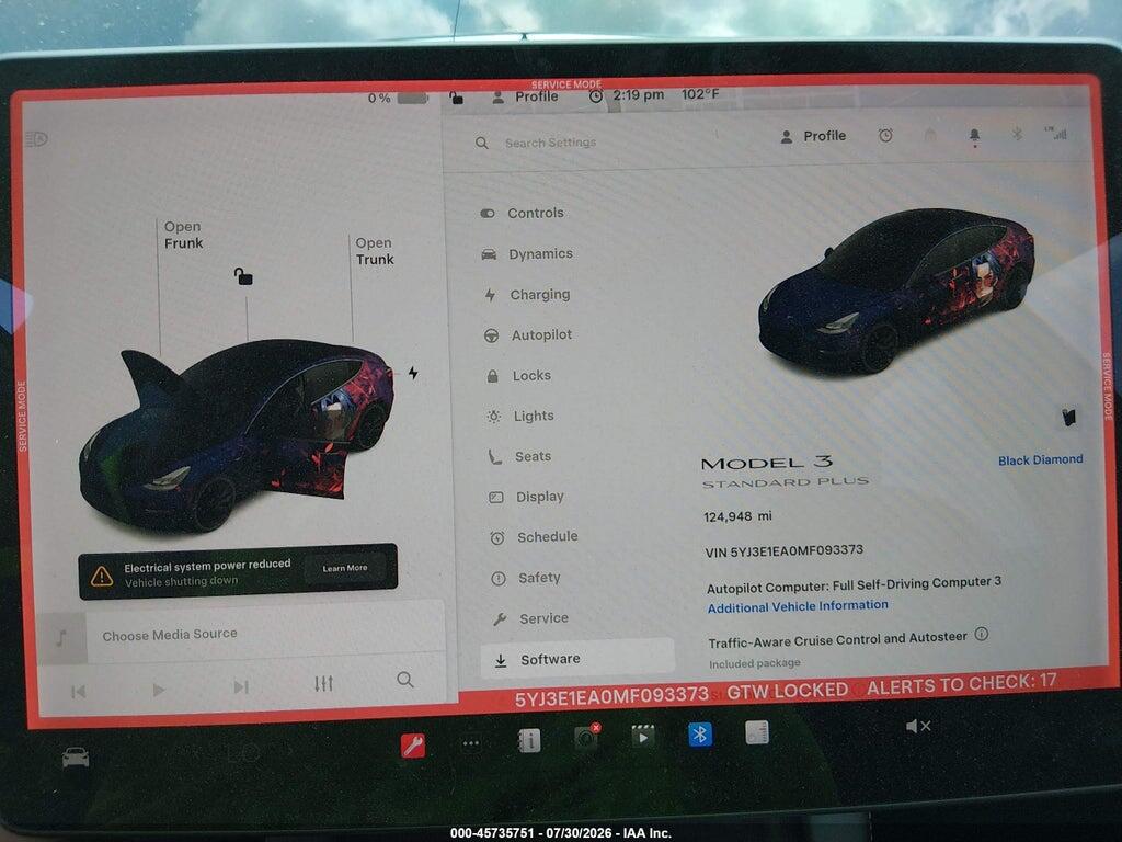 5YJ3E1EA0MF093373 2021 TESLA MODEL 3 photo no. 7