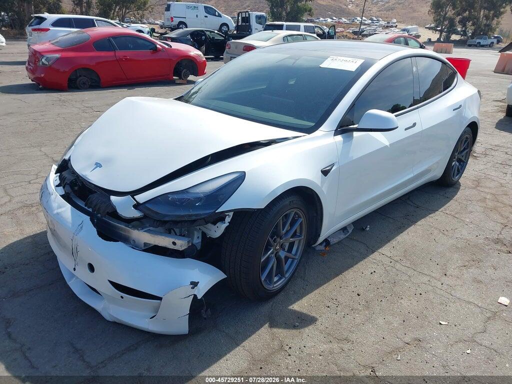 5YJ3E1EB4MF869609 2021 TESLA MODEL 3 photo no. 2