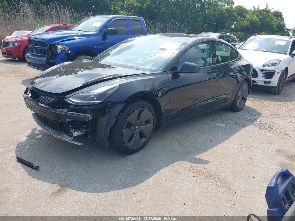 5YJ3E1EA1MF027415 2021 TESLA MODEL 3 photo no. 2