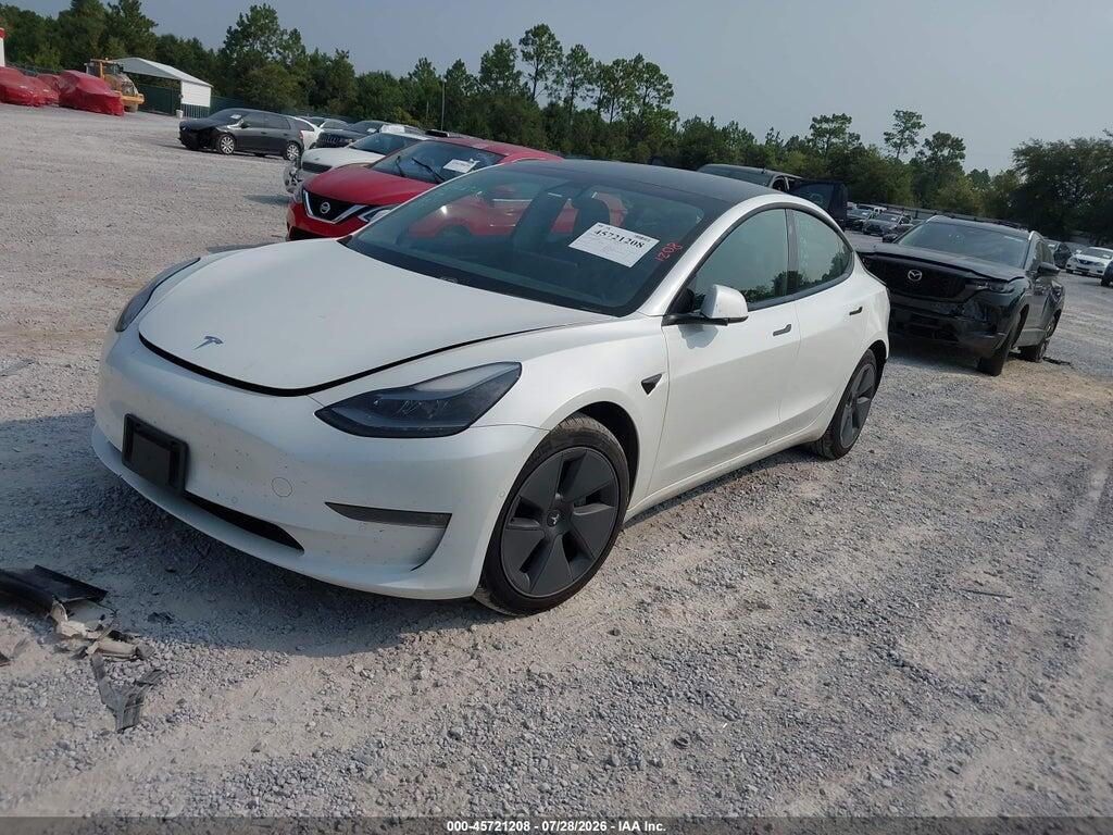 5YJ3E1EB6MF978959 2021 TESLA MODEL 3 photo no. 2