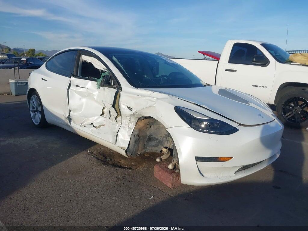 5YJ3E1EA0MF871834 2021 TESLA MODEL 3 photo no. 1