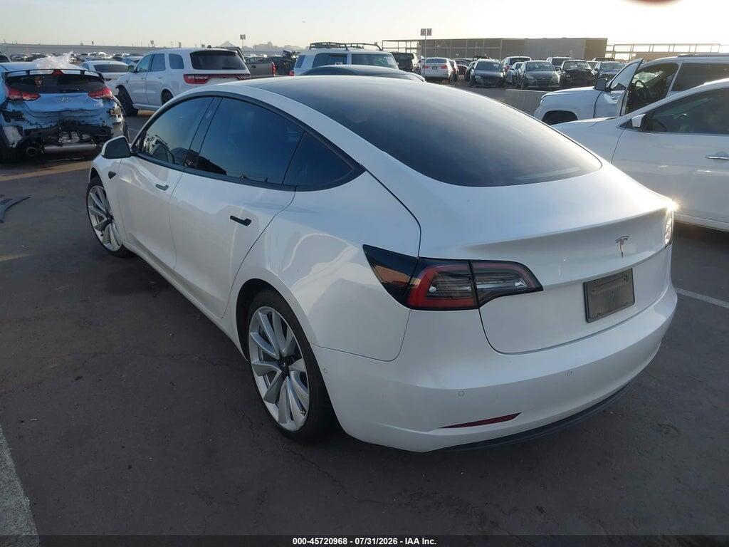 5YJ3E1EA0MF871834 2021 TESLA MODEL 3 photo no. 3