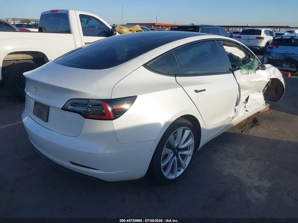 5YJ3E1EA0MF871834 2021 TESLA MODEL 3 photo no. 4