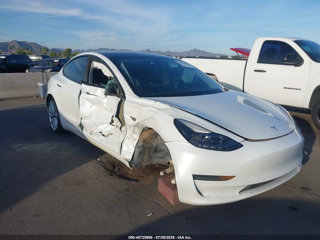 5YJ3E1EA0MF871834 2021 TESLA MODEL 3 photo no. 6