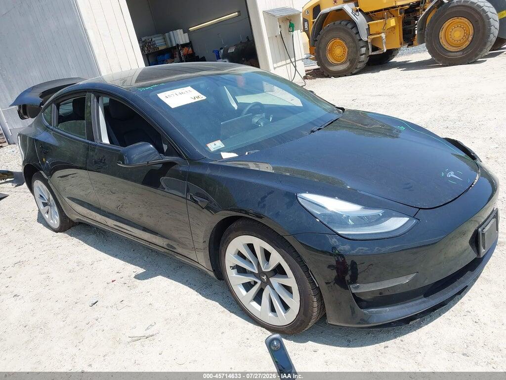 5YJ3E1EB4MF990639 2021 TESLA MODEL 3 photo no. 1