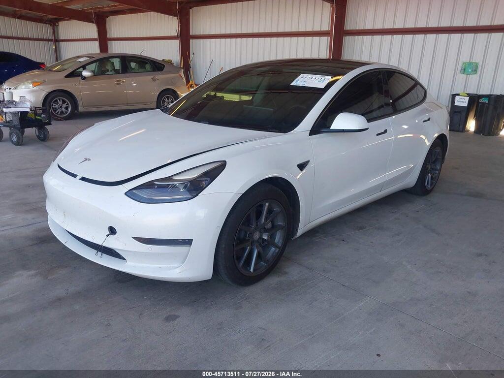 5YJ3E1EA0MF923222 2021 TESLA MODEL 3 photo no. 2