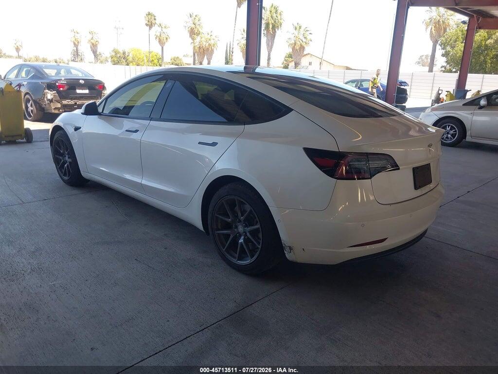 5YJ3E1EA0MF923222 2021 TESLA MODEL 3 photo no. 3